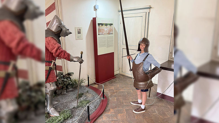 Museo Delle Armature allows kids to suit up in armor.